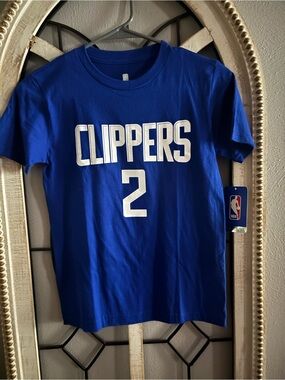 NBA Blue Clippers #2 Youth Short Sleeve Tee